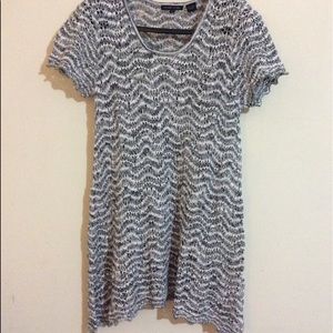 Short sleeve sweater dress